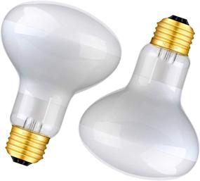 img 4 attached to 🔆 2 Pack 75W UVA Heat Bulb for Reptile & Amphibian - Sun Glow Basking Spot Lamp with Soft White Light