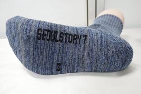 img 2 attached to SEOULSTORY7 Men's All-Season Multi Performance Cushion Hiking/Outdoor Crew Socks