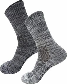 img 4 attached to SEOULSTORY7 Men's All-Season Multi Performance Cushion Hiking/Outdoor Crew Socks