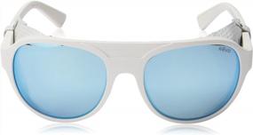 img 3 attached to Поляризованные солнцезащитные очки в оправе для альпинизма: Revo'S Traverse с усовершенствованной технологией линз