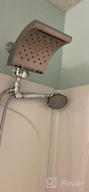 img 1 attached to 🚿 Upgrade Your Shower System with a Brushed Nickel G1/2 3-Way Shower Arm Diverter Valve - Compatible with Handheld and Fixed Spray Heads review by Israel Thurow