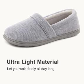 img 3 attached to Experience Ultimate Comfort With ULTRAIDEAS Women'S Memory Foam Indoor Slippers
