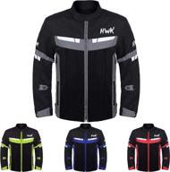 👕 breathable ce armored hwk mesh motorcycle jacket for riding logo