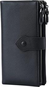 img 4 attached to Blocking Credit Bifold Leather Wallets Women's Handbags & Wallets : Wallets