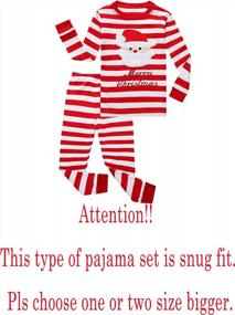 img 3 attached to Comfortable And Stylish Little Girls' Pajama Set - 100% Cotton Sleepwear By KikizYe