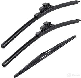 img 4 attached to 🚗 Upgrade your Land Rover Discovery 2 with MIKKUPPA 21" + 21" All-Season Wiper Blades - Pack of 2