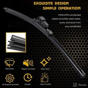 img 2 attached to 🚗 Upgrade your Land Rover Discovery 2 with MIKKUPPA 21" + 21" All-Season Wiper Blades - Pack of 2