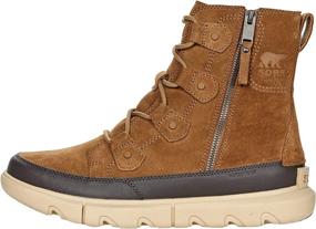 img 1 attached to Waterproof Dual-Zip Sorel Explorer™ Boot For Ultimate Comfort And Style