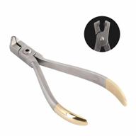 orthodontic distal end cutting pliers for hard and soft wire | dental surgical instrument for braces removal | teeth extraction kit for dentists | 1-year warranty logo
