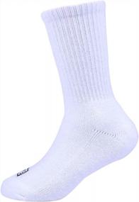 img 3 attached to 10 Pack Of EnerWear Cotton Cushion Socks For Boys And Girls - Crew, Low-Cut, And No-Show Styles Available