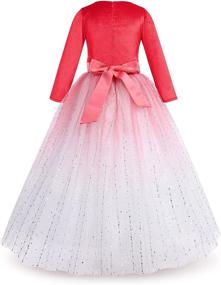 img 3 attached to 👗 Dresses for Girls' Wedding, Bridesmaid, Princess, Communion, and Birthday Attire