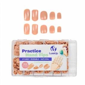 img 3 attached to 300Pcs Nail Tips Replacement For Professional Training & DIY: 5 Sizes For Nail Art Salon Technicians - LUXEUP