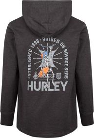 img 1 attached to 👦 Birch Checkered Hurley Pullover Hoodie: Boys' Fashion at its Finest with Fashion Hoodies & Sweatshirts