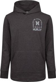 img 2 attached to 👦 Birch Checkered Hurley Pullover Hoodie: Boys' Fashion at its Finest with Fashion Hoodies & Sweatshirts