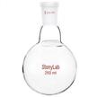 stonylab heavy wall glass flask 250ml with 1 neck and standard taper outer joint logo