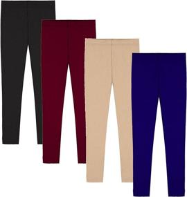 img 4 attached to FoMann Leggings Winter Stretchy Combo1 Girls' Clothing ~ Leggings