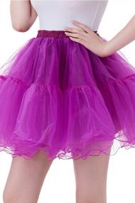 img 1 attached to Women'S High Waist Tutu Tulle Skirt Prom Wedding Party Skirt By Babyonlinedress