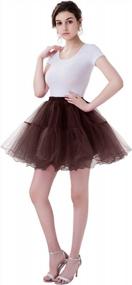 img 3 attached to Women'S High Waist Tutu Tulle Skirt Prom Wedding Party Skirt By Babyonlinedress
