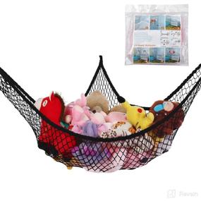 img 4 attached to 🪑 Hammock Stuffed KoHuiJoo Children Organizer: Perfect Storage Solution for Kids' Home Store