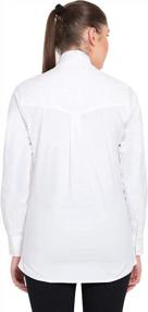 img 1 attached to Stylish And Performance-Ready Women'S Long Sleeve Show Shirt By TuffRider