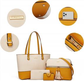 img 2 attached to 4-Piece Women'S Designer Handbag Set: Perfect Fashion Accessory For Every Occasion