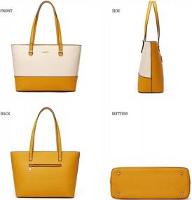 img 3 attached to 4-Piece Women'S Designer Handbag Set: Perfect Fashion Accessory For Every Occasion