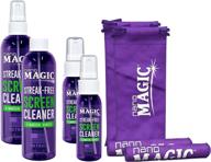 📱 nano magic screen cleaner spray kit - achieve streak-free clean for computer & laptop monitors, phone touchscreens, watches, glasses, led & lcd tvs – includes spray, refill, microfiber cloth, and travel pouch logo