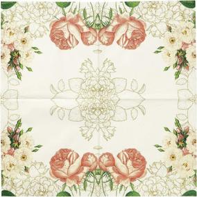 img 1 attached to 🌸 Talking Tables Blossom & Brogues Floral Paper Napkins - Perfect for Weddings or Tea Parties (20 Pack)