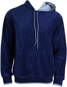 img 2 attached to Luxurious Velour Hooded Sweatshirt - Stay Warm And Stylish!