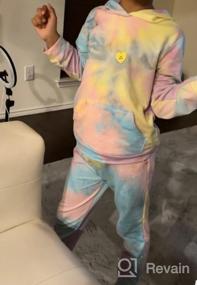 img 5 attached to Colorful and Comfy: Frogwill Tie Dye 🐸 Joggers with Pocket for Teen Girls (5-12 Years)