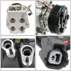 img 2 attached to Labwork A/C Compressor Replacement For 2001-2002 Honda Civic 1.7L L4 19193632