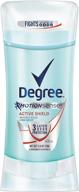 🛡️ ultimate protection: degree antiperspirant deodorant active shield personal care logo