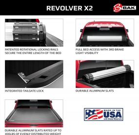 img 1 attached to Protect Your Truck Bed With BAK Revolver X2 Hard Rolling Tonneau Cover - Fits 2014-2020 Chevy/GMC Silverado/Sierra 2500/3500HD 8' 2" Bed