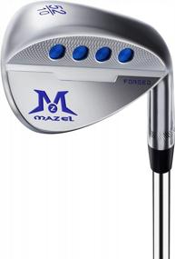 img 3 attached to MAZEL Forged Golf Sand Wedge, Gap Wedge, Lob Wedge Right Hand Steel Color - 48/52/54/56/58/60 градусов Фрезерованная поверхность для большего вращения Мужские индивидуальные клюшки