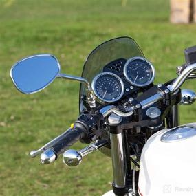 img 1 attached to Dart Classic Flyscreen (Smoke Gray) Motorcycle Windshield Compatible With Moto Guzzi V7 Mk III (2017-2020)