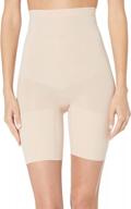 tummy control high-waisted power shorts for women - spanx shapewear (available in regular & plus sizes) logo