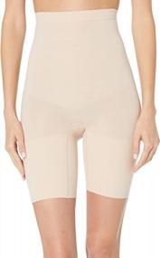 img 4 attached to Tummy Control High-Waisted Power Shorts For Women - SPANX Shapewear (Available In Regular & Plus Sizes)