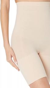 img 2 attached to Корректирующие шорты с высокой талией для женщин с контролем живота - Корректирующее белье SPANX (доступны обычные размеры и размеры больших размеров)