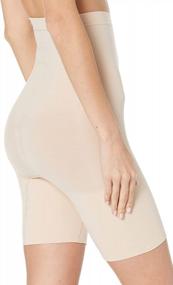 img 3 attached to Корректирующие шорты с высокой талией для женщин с контролем живота - Корректирующее белье SPANX (доступны обычные размеры и размеры больших размеров)