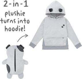 img 2 attached to Cubcoats Transforming Sweatshirt Convertible Character Boys' Clothing ~ Fashion Hoodies & Sweatshirts