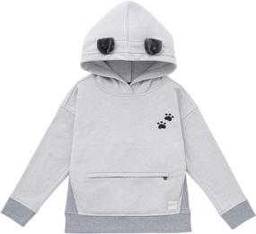 img 1 attached to Cubcoats Transforming Sweatshirt Convertible Character Boys' Clothing ~ Fashion Hoodies & Sweatshirts