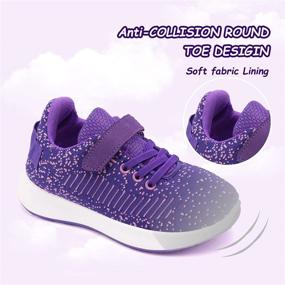 img 2 attached to Toandon Sneakers Breathable Lightweight Athletic Girls' Shoes : Athletic