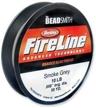 fireline braided beading thread smoke logo
