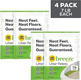 img 3 attached to 🐾 Purina Tidy Cats Litter Pellets - BREEZE Refill Litter Pellets (4) 7 lb. Pouches: High-Performance Pet Litter for Unparalleled Convenience