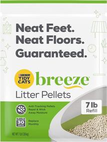 img 4 attached to 🐾 Purina Tidy Cats Litter Pellets - BREEZE Refill Litter Pellets (4) 7 lb. Pouches: High-Performance Pet Litter for Unparalleled Convenience