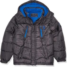 img 4 attached to U S Polo Assn Puffer 57 Boys' Clothing - Jackets & Coats