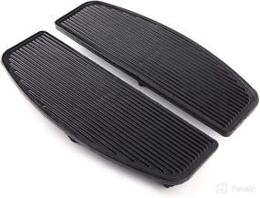 img 2 attached to 🔥 Enhance Your Harley Touring Experience with INNOGLOW Front Rubber Rider Insert Floorboard Footboards (2Pcs) - Upgrade your Foot Peg Boards for Electra Road King Glide