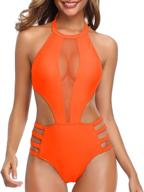 👙 halter monokini swimsuit - tempting women's clothing at swimsuits & cover ups logo