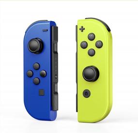 img 4 attached to Upgrade Your Switch Experience With The Best Joycon Replacement Controllers In Blue And Yellow!