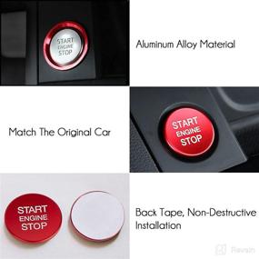 img 1 attached to Decoration Aluminum Interior Accessories Stickers Replacement Parts